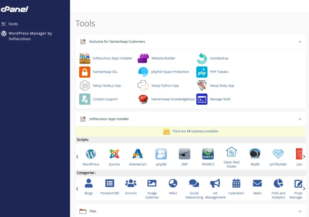 Install WordPress with Softaculous