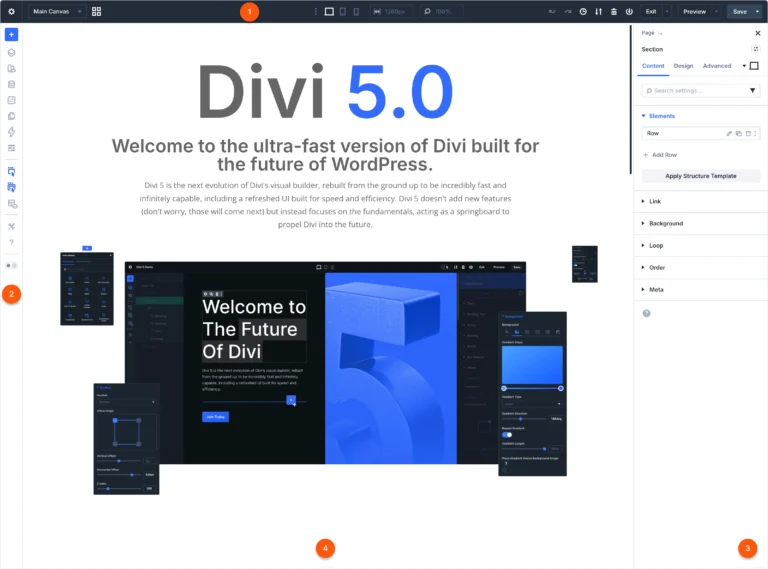 Divi 5 wordpress theme interface